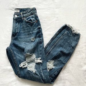 PRIMARK Women’s Size 0 Ripped/Distressed High Rise Jeans